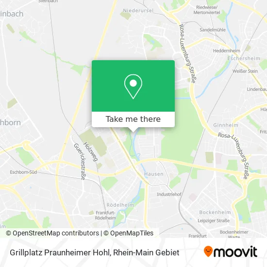 Карта Grillplatz Praunheimer Hohl