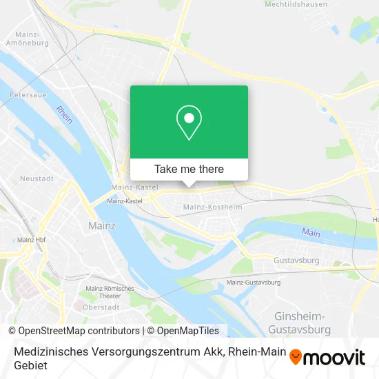 Карта Medizinisches Versorgungszentrum Akk
