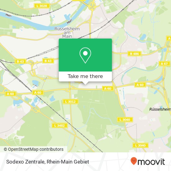 Sodexo Zentrale map