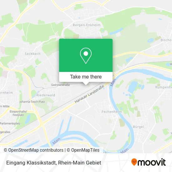 Карта Eingang Klassikstadt