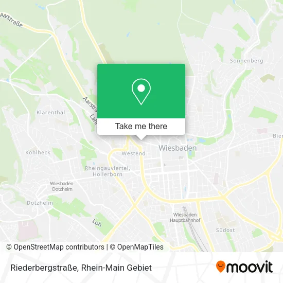 Карта Riederbergstraße