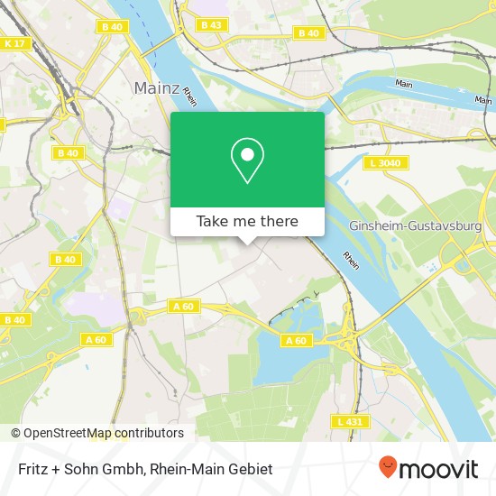 Fritz + Sohn Gmbh map