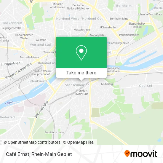 Café Ernst map