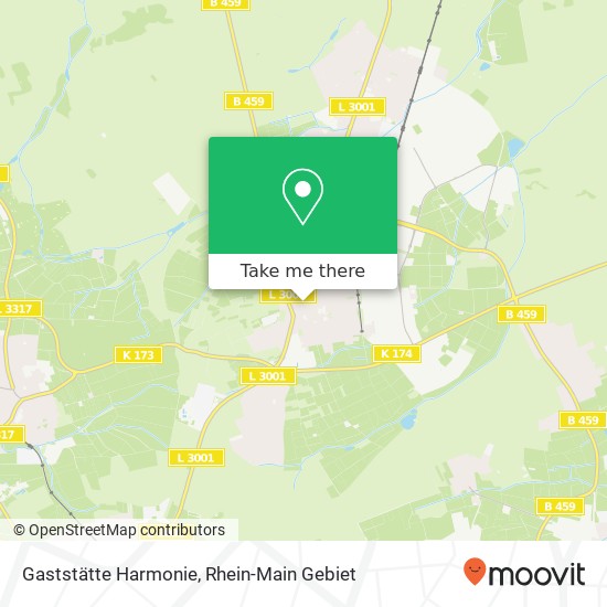 Карта Gaststätte Harmonie