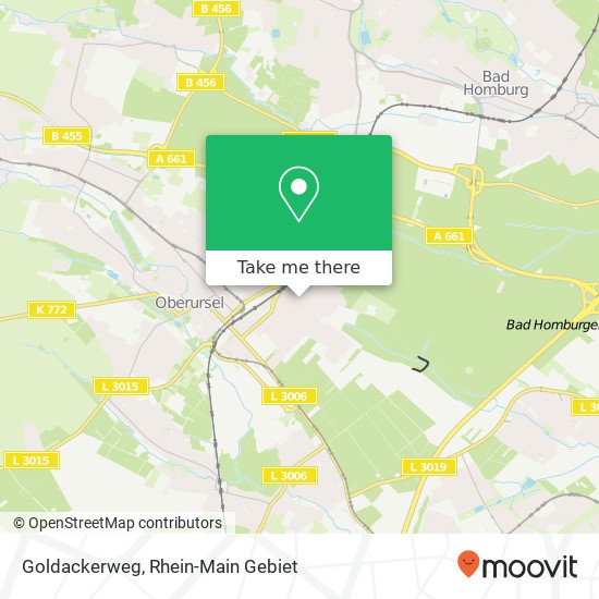 Goldackerweg map