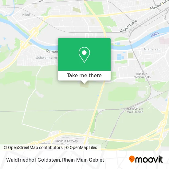 Карта Waldfriedhof Goldstein