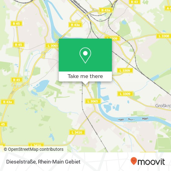 Dieselstraße map