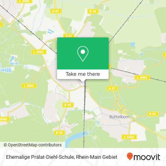 Ehemalige Prälat-Diehl-Schule map