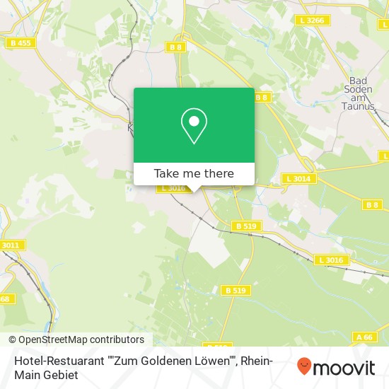 Hotel-Restuarant ""Zum Goldenen Löwen"" map