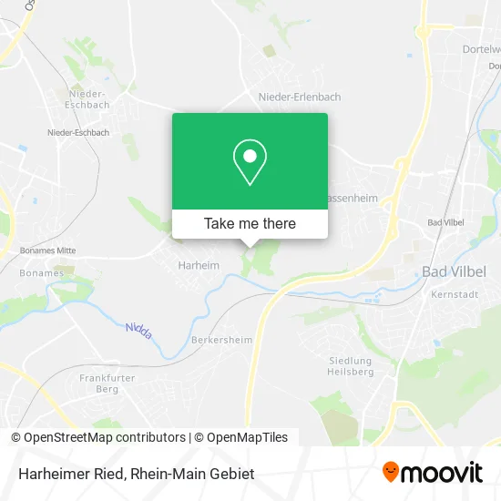 Harheimer Ried map