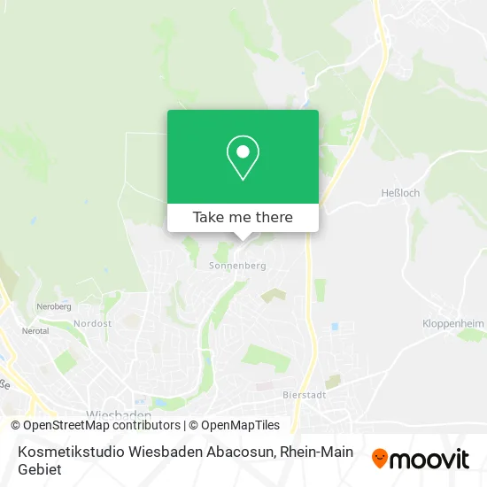Карта Kosmetikstudio Wiesbaden Abacosun