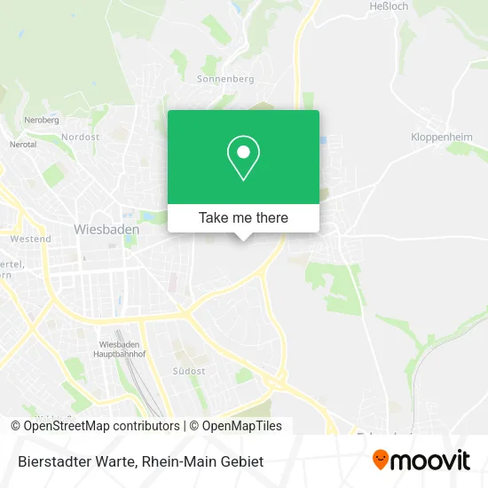 Карта Bierstadter Warte