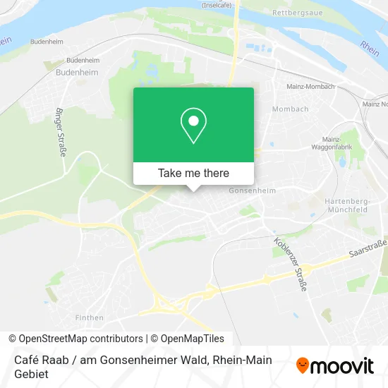 Карта Café Raab / am Gonsenheimer Wald