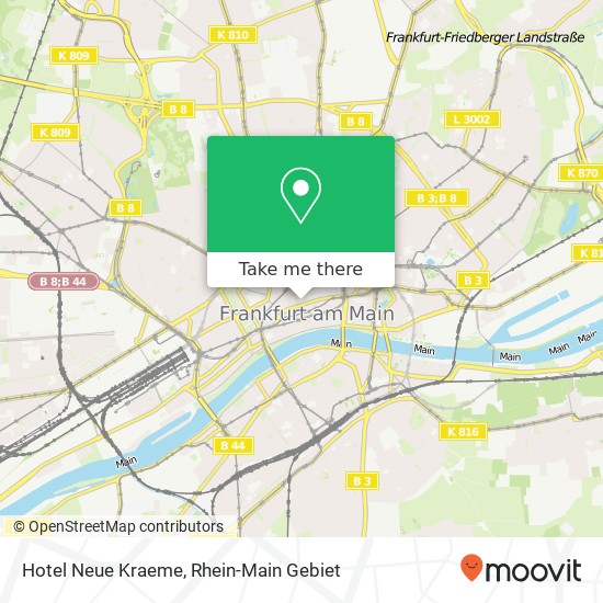 Hotel Neue Kraeme map