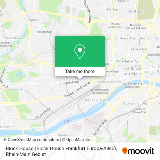 Block House (Block House Frankfurt Europa-Allee) map
