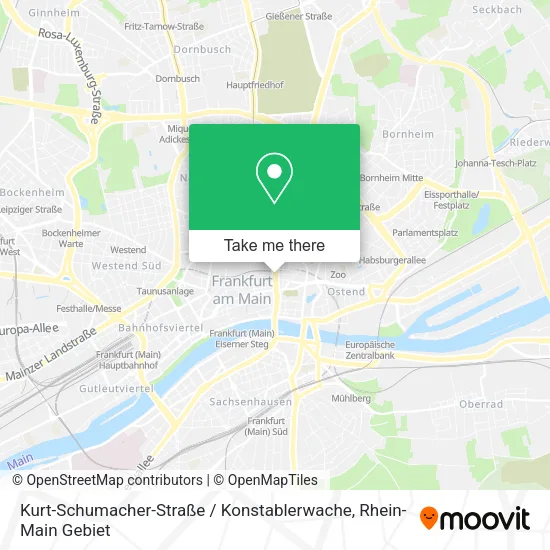 Kurt-Schumacher-Straße / Konstablerwache map