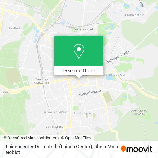 Luisencenter Darmstadt (Luisen Center) map