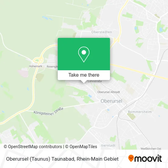 Карта Oberursel (Taunus) Taunabad