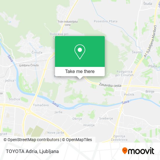 TOYOTA Adria map