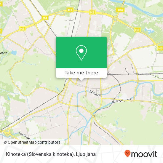 Kinoteka (Slovenska kinoteka) map