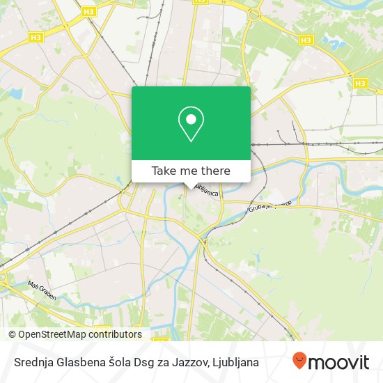 Srednja Glasbena šola Dsg za Jazzov map