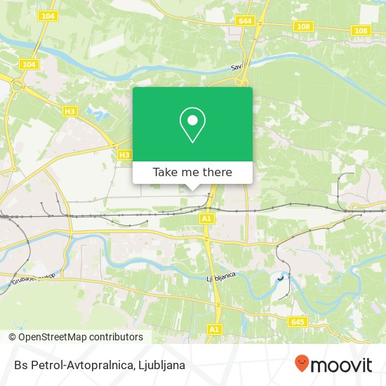 Bs Petrol-Avtopralnica map