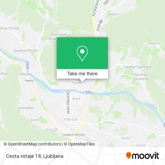 Cesta vstaje 18 map