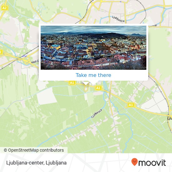 Ljubljana-center map