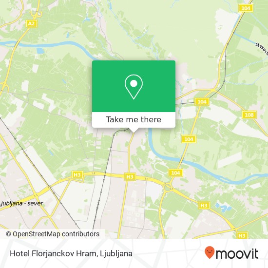 Hotel Florjanckov Hram map