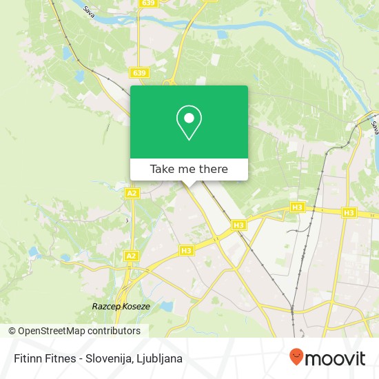 Fitinn Fitnes - Slovenija map