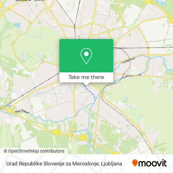 Urad Republike Slovenije za Meroslovje map