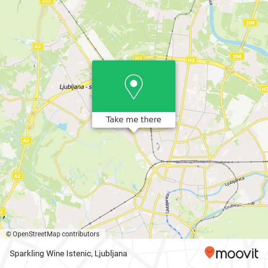 Sparkling Wine Istenic map