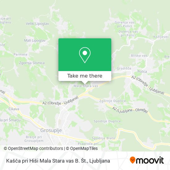 Kašča pri Hiši Mala Stara vas B. Št. map