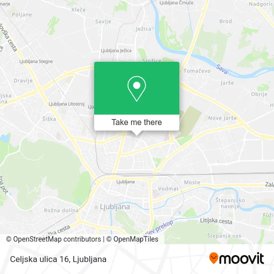 Celjska ulica 16 map