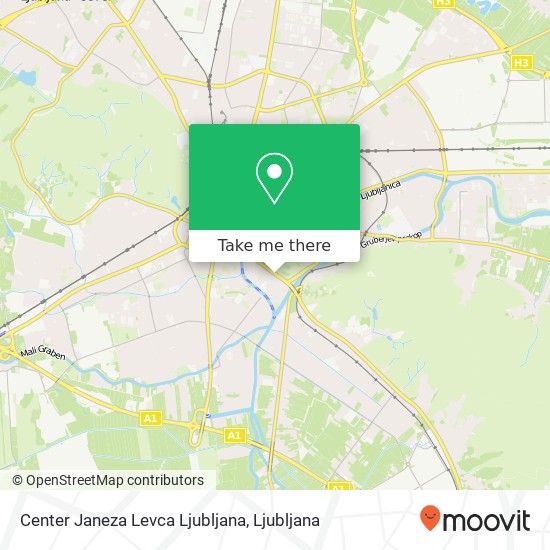 Center Janeza Levca Ljubljana map