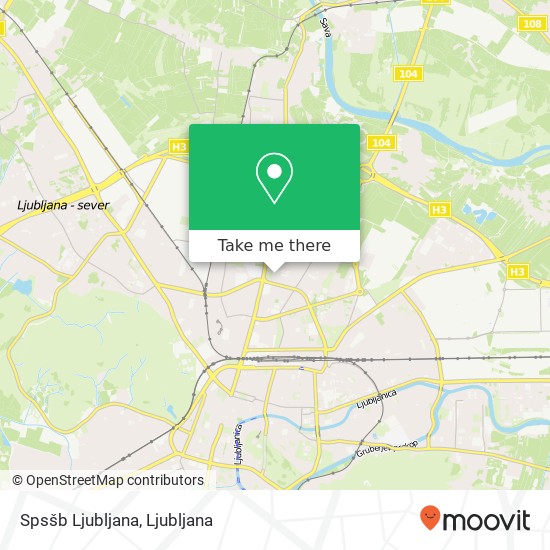 Spsšb Ljubljana map
