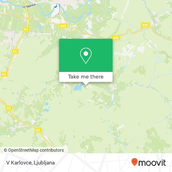 V Karlovce map