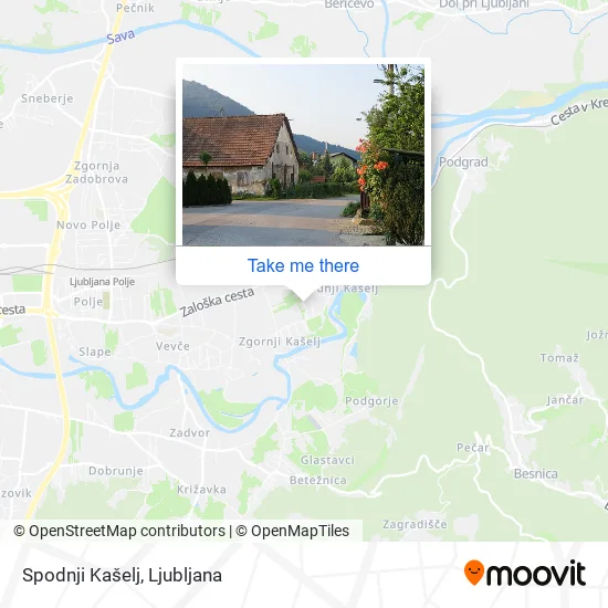 Spodnji Kašelj map