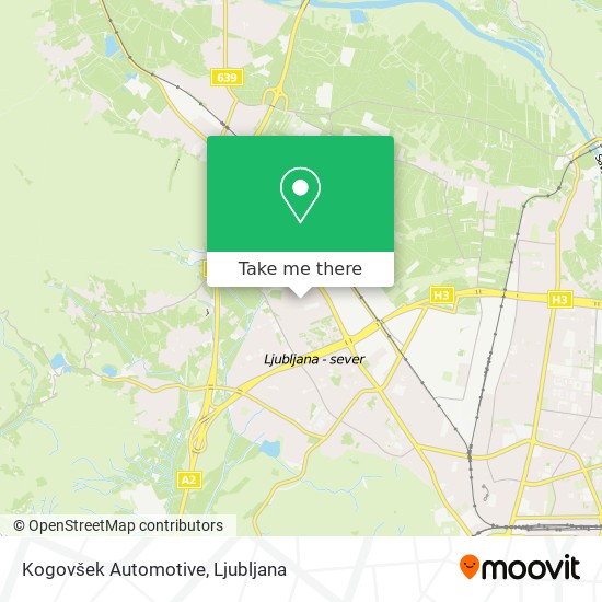 Kogovšek Automotive map