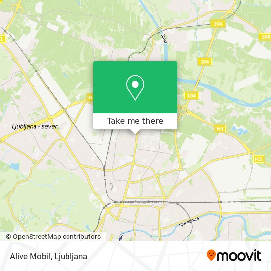Alive Mobil map