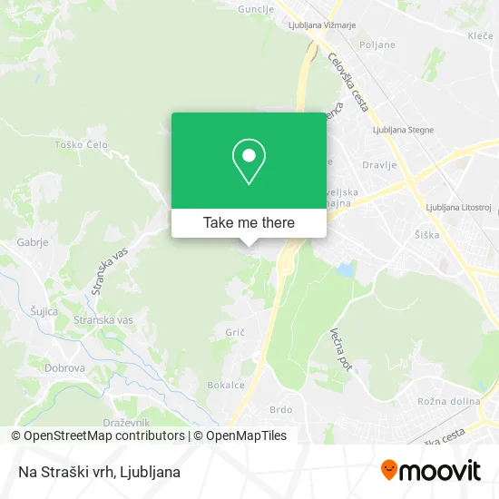 Na Straški vrh map