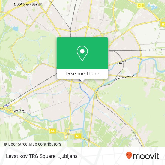 Levstikov TRG Square map