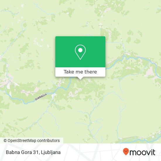Babna Gora 31 map