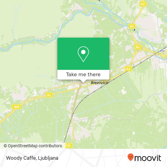 Woody Caffe map