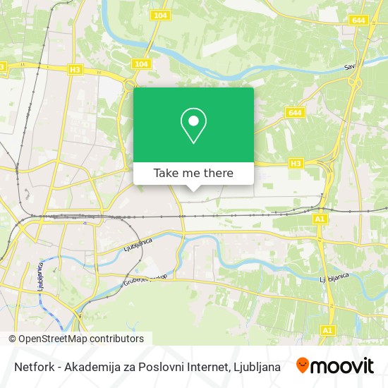 Netfork - Akademija za Poslovni Internet map