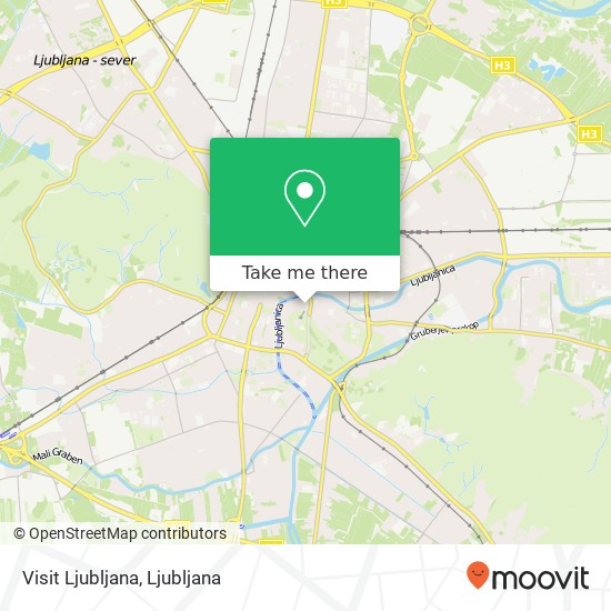 Visit Ljubljana map