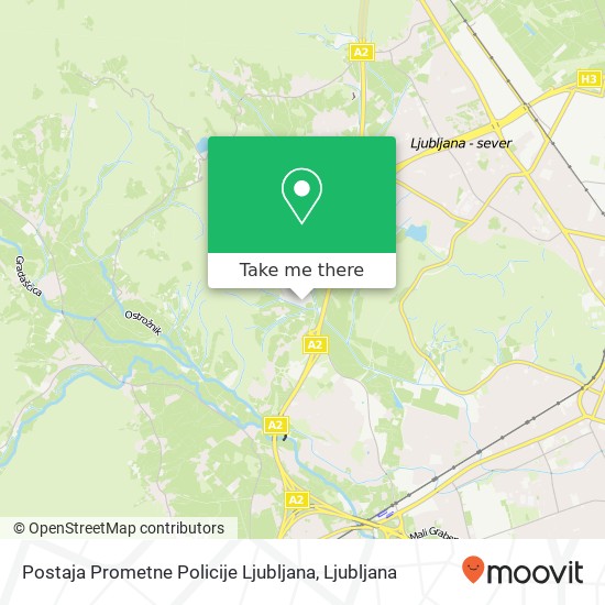Postaja Prometne Policije Ljubljana map