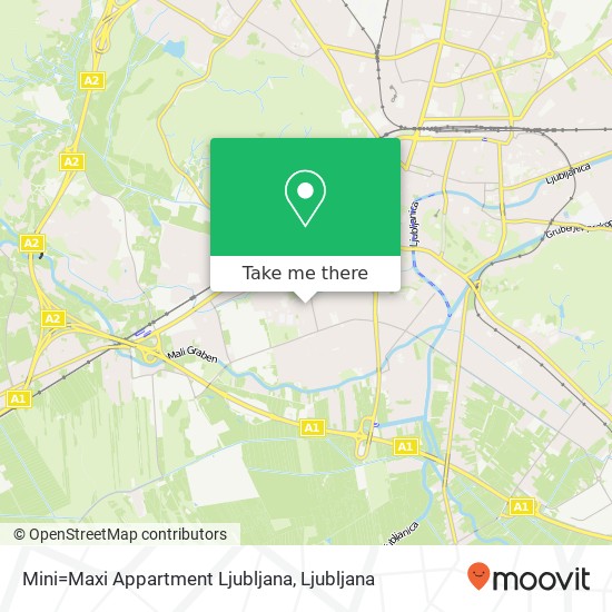 Mini=Maxi Appartment Ljubljana map