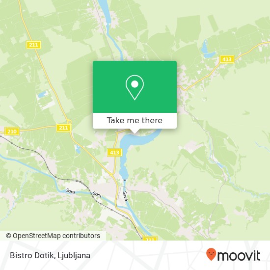 Bistro Dotik map
