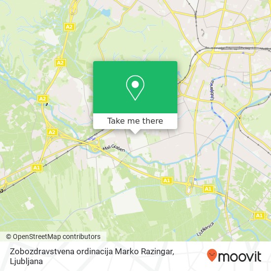 Zobozdravstvena ordinacija Marko Razingar map